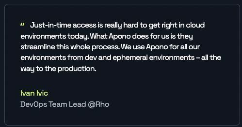 Apono Success Stories: Rho post thumbnail